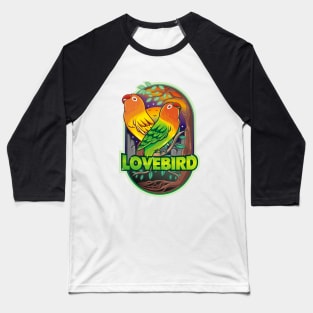 Lovebird tshirt design Baseball T-Shirt